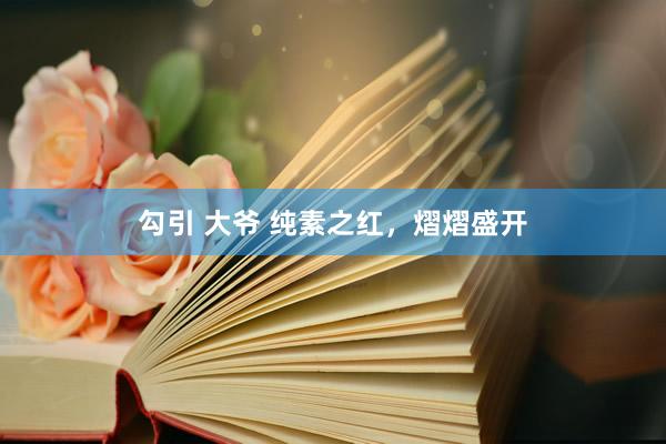 勾引 大爷 纯素之红，熠熠盛开